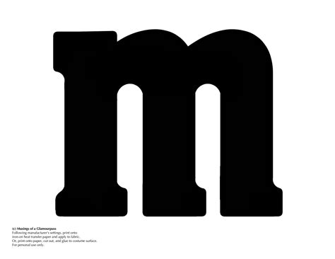 M M Logo Silhouette