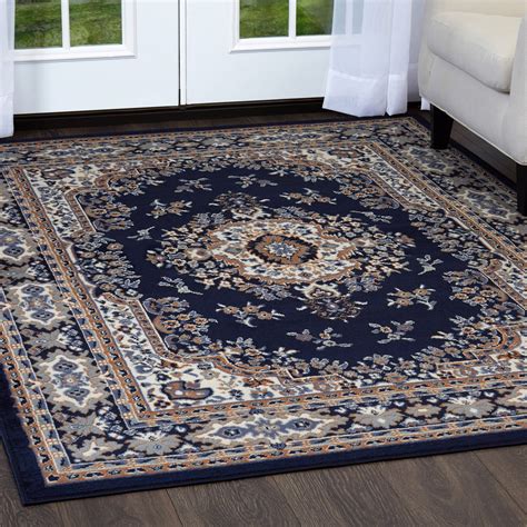Large Traditional 8x11 Oriental Area Rug Persien Style Carpet -Approx ...