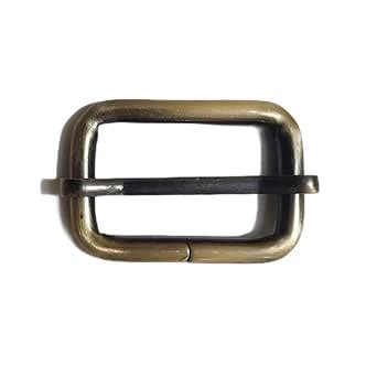 20 Pcs Metal Rectangle Adjuster Slides Buckle, Roller Pin Slider Strap ...