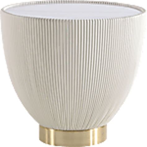 Broomcage II Cream Beige Leatherette Cocktail Table | Rooms to Go