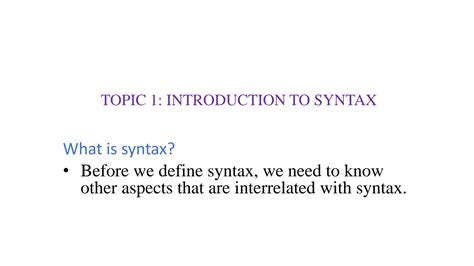 Syntax Topics 的图像结果