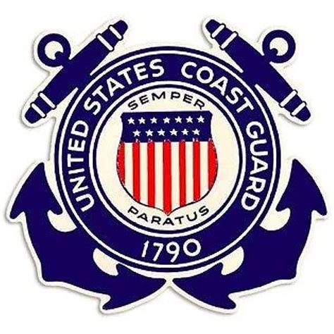 Magnet 4x4 inch Vintage Coast Guard Anchors Emblem India | Ubuy