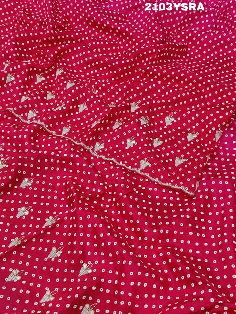 KcPc New Dola Silk Bandhani With Pearl Gotapatti Work Saree ANT – KCPC ...