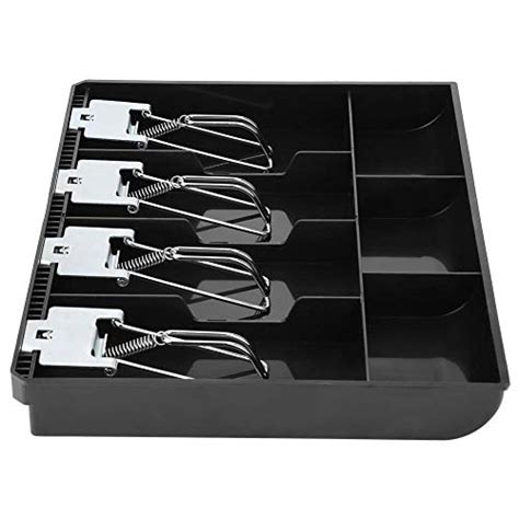 Cash Drawer Register Insert Tray Replacement Cashier with Metal Clip 4 ...