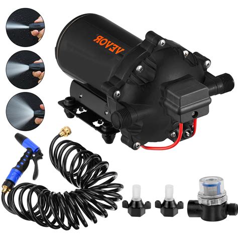 VEVOR RV Water Pump 5.3 GPM 5.5 Gallons Per Minute 12V Water Pump ...