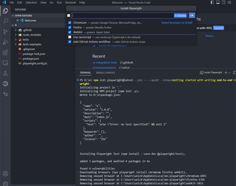 Image result for Playwright VS Code Setup