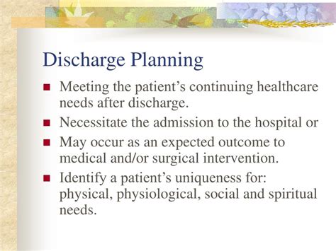 Image result for Discharge Planning Process