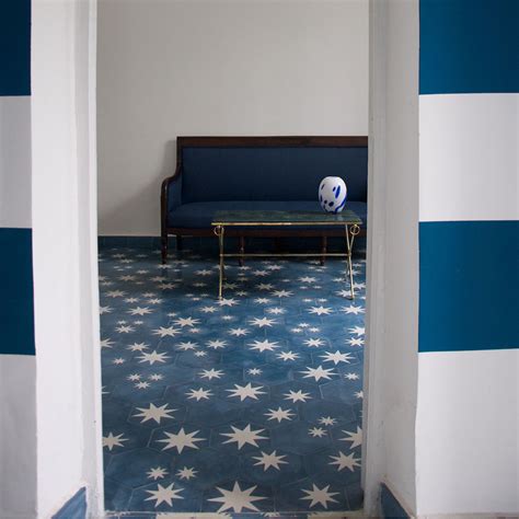 Hex Star cement Tile Popham design