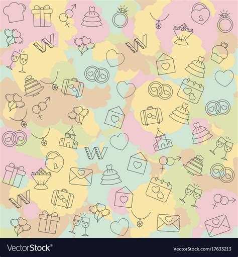 Wedding background Royalty Free Vector Image - VectorStock