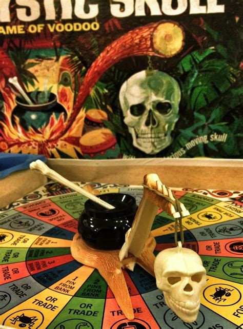 Mystic Skull board game, 1960s | Retro toys, Board games, Vintage toys