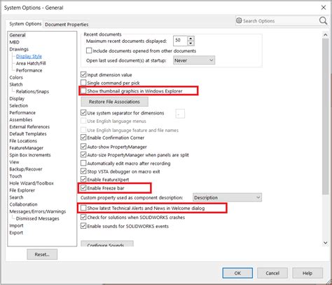 SolidWorks View Options 的图像结果