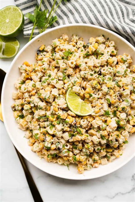 Mexican Street Corn (Elote) Pasta Salad - Joyous Apron
