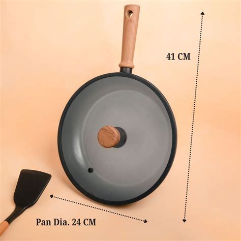 Buy Non-Stick Frying Pan with Lid | Titanium Non-Stick Pan