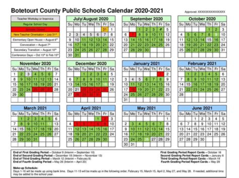 Proposed BCPS School Calendar on BCPS website for the next 30 days ...