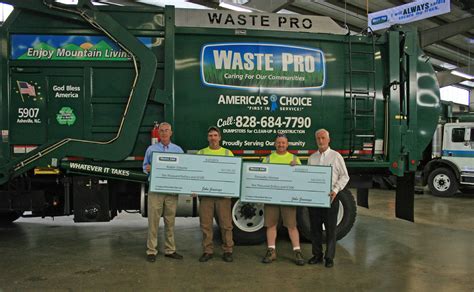 Waste Pro Presents First Safety Awards in Asheville, NC - Waste Pro