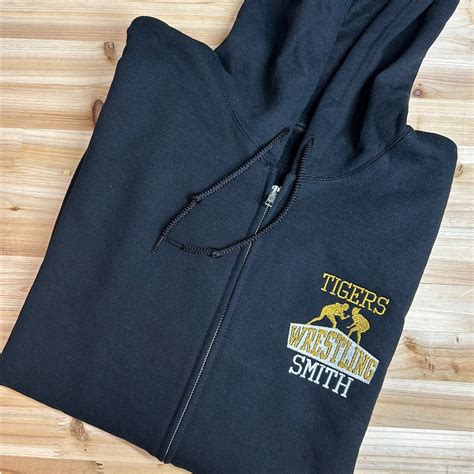 Girls Wrestling Team Personalized Zip up Hoodie - Etsy