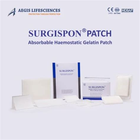 Surgispon Absorbable Gelatin Sponge - Cutanplast Absorbable Gelatin ...