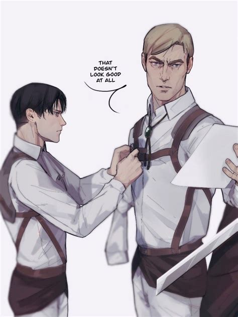 Pin by Gameboom boom on Erwin x Uke Levi | ERuRi | Attack on titan art ...