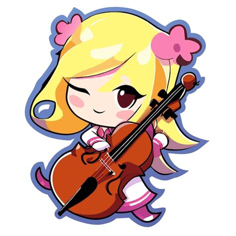 Chibi kawaii anime girl hand drawn flat stylish mascot cartoon ...