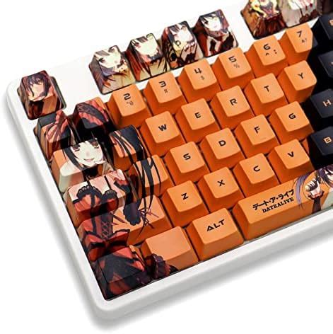 Amazon.in: Buy GMKWTL XVX Anime Keycaps, PBT Keycaps 108 Key Five Sided ...