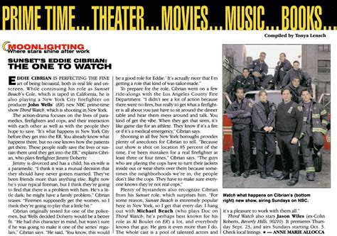 Sunset Beach: Sunset's Eddie Cibrian - The One To Watch