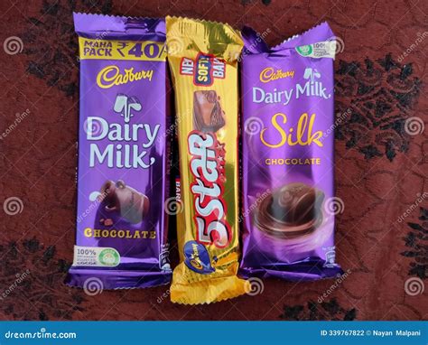 Dairy Milk, 5 Star, Dairy Milk Silk Yummy Chocolate Stock Photo - Image ...