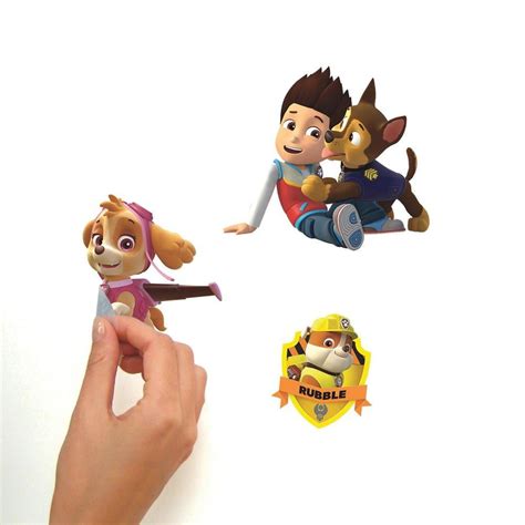 Buy RoomMates PAW Patrol Giant Peel and Stick Wall Decals Online at ...