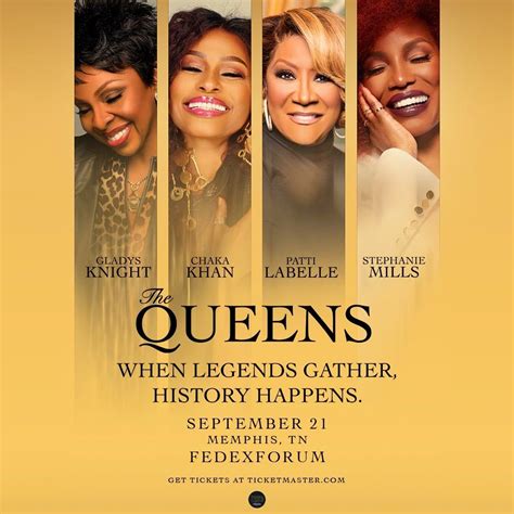 The Queens : Chaka Khan, Patti LaBelle, Gladys Knight & Stephanie Mills ...