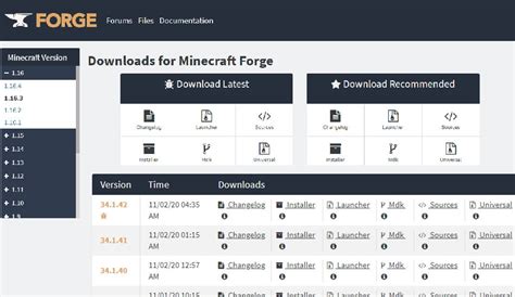 Minecraft Java Forge Download 的图像结果