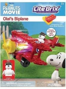 Lite Brix The Peanuts Movie Olafs Biplane - The Peanuts Movie Olafs ...