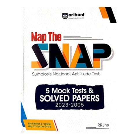 Map the SNAP (Symbiosis National Aptitude Test) 5 Mock Tests & Solved ...