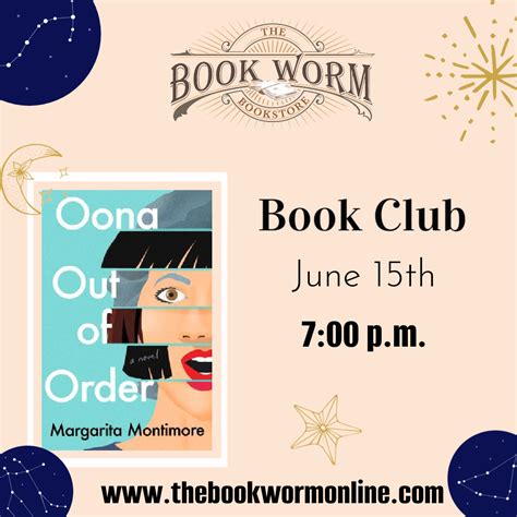 June Book Club – Oona Out of Order – Your Community Independent Bookstore