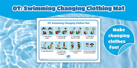 Swimming Changing Desk Mat - Swimming Changing Clothes Mat