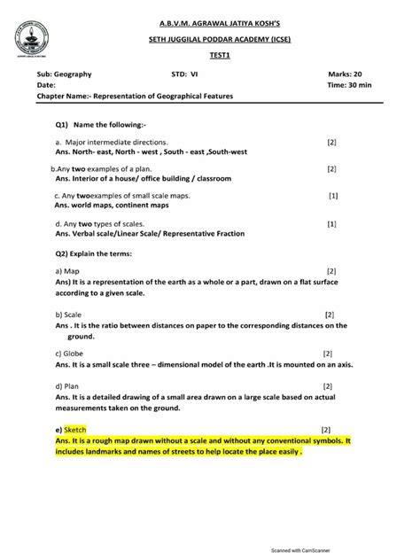 Image result for Form 1 Geography Test