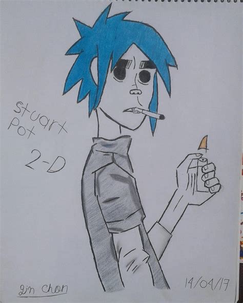 2D (Stuart Pot) Gorillaz by GinChan19 on DeviantArt