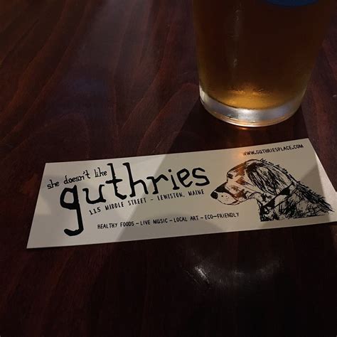 SHE DOESN'T LIKE GUTHRIES, Lewiston - Menu, Prices & Restaurant Reviews ...