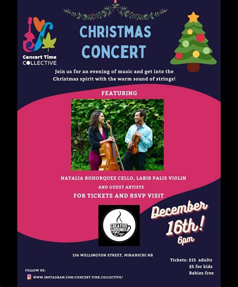 Christmas Concert at Creative Grounds, Creative Grounds Cafe, Miramichi ...