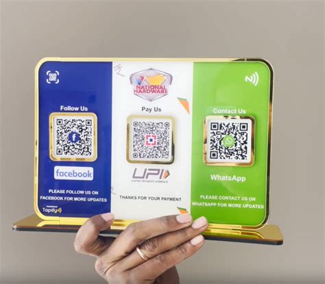 Premium Smart NFC 3QR Table Top Standee | Social Media Theme Edition ...