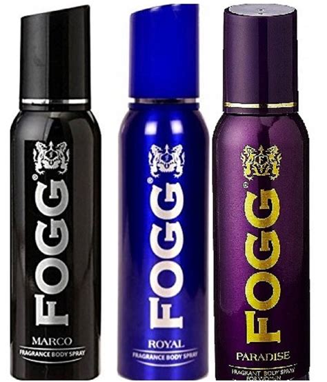 Buy FOGG Fresh Body Spray For Men Combo, Pack of 3 Online at Low Prices ...