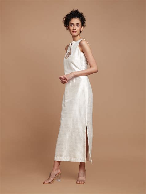 White long dress | Chhaya Gandhi Design Studio