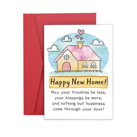 Amazon.com : KINMES New Home Card, Housewarming Gifts New Home ...