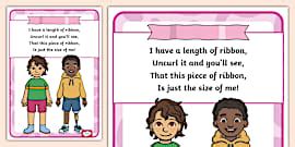 Childminder Ribbon Height Poem Template