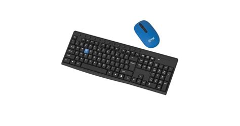 EVM EnKey Wireless Keyboard & Mouse Combo - USB Plug and Play, 104 Keys ...