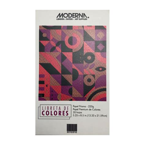 Libreta de papel Prisma/colores 220gsm 20 hojas 5.25″ X 8.5″ » Libreria ...