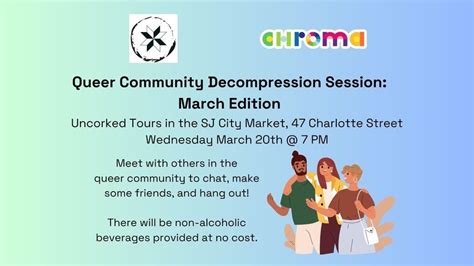 Queer Community Decompression Session: March Edition, Uncorked Tours ...