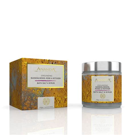 Grounding Bath Salt & Scrub- Sandalwood, Rose, Vetiver – Ananda Spa Store