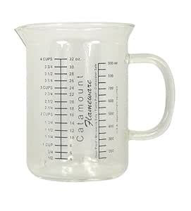 Catamount Glassware 4-Cup Measure : Amazon.in: Home & Kitchen