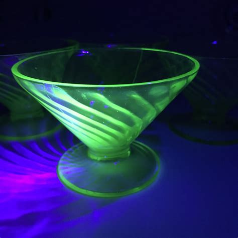 Green Glowing Glass