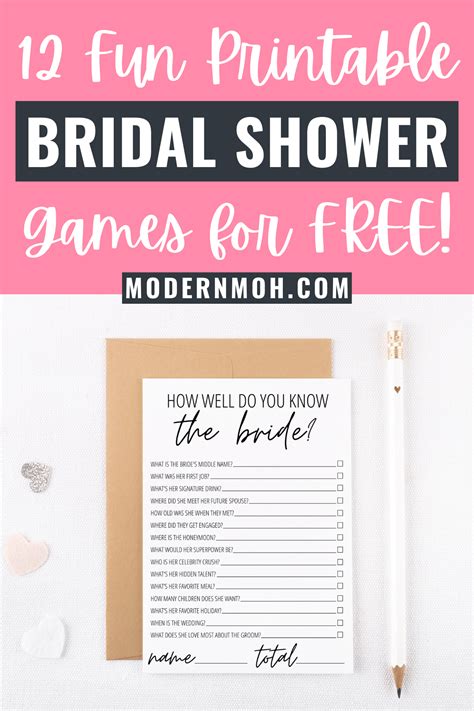 Free Printable Bridal Shower Game - Printable New Year Banners