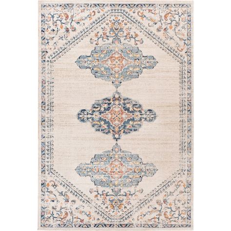 Artistic Weavers Huntington Beach 8 x 10 Navy Indoor/Outdoor Medallion ...